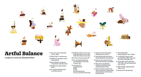 Artful Balance No. 01 ✱ Tries routine, exercise, and journaling for a day …okokok